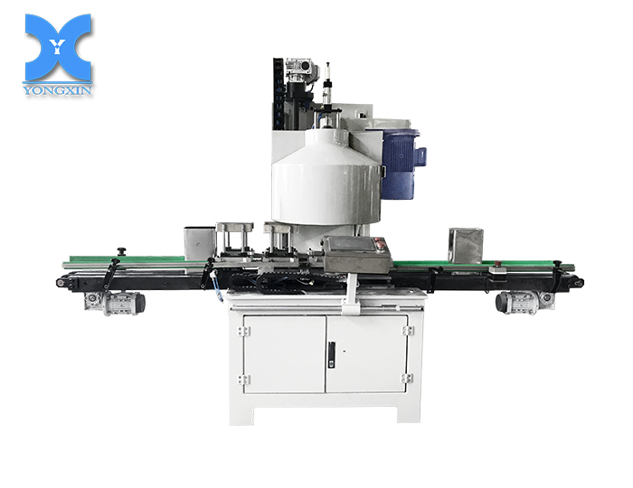 人工放蓋 四輪小方罐自動封罐機(jī)